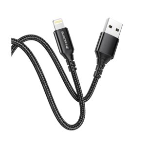 USB kabal 1m BOROFONE BX54 Ultra bright charging data USB iPhone/lightning black