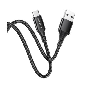 USB kabal 1m BOROFONE BX54 Ultra bright charging data Micro black
