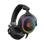 Slušalice sa mikrofonom gaming RAMPAGE ONYX-S Black USB 7.1 Version RGB Led Headset on line led and volume Controller