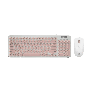 Tastatura + miš Everest KM-01K Pink , USB, BiH layout