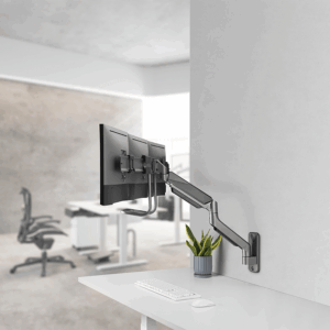 NOSAČ ZA TRI MONITORA GEMBIRD MA-WA3-01, montaža na zid, do 27”, up to 6 kg