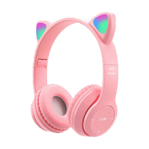 Slušalice za djecu bluetooth cat P47M pink