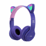 Slušalice za djecu bluetooth cat P47M purple