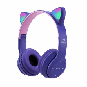 Slušalice za djecu bluetooth cat P47M purple
