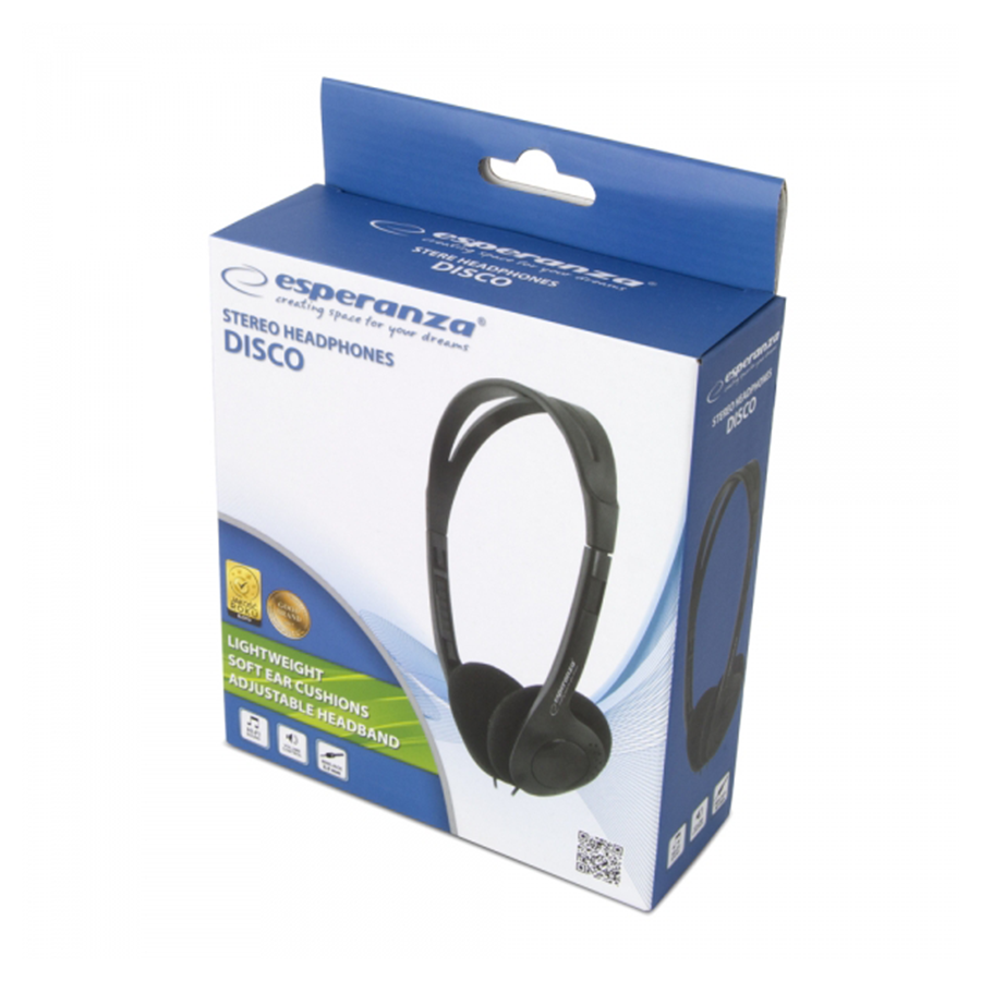 Slušalica ESPERANZA stereo audio DISCO EH119