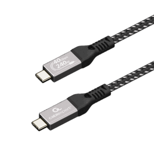 USB USB4 Gen 3x2 kabl 240W, 40 Gbps Type-C to Type-C  Power Delivery (PD) charging & data cable, 1.5 m GEMBIRD CCBP-USB4-CMCM240-1.5M