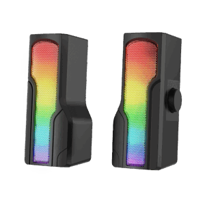 Zvučnici 2.0 gaming RAMPAGE Arty X13 Bluetooth 3W*2 Multimedia Usb 5V 45dB Gaming Player Speaker with RGB Light, 38929