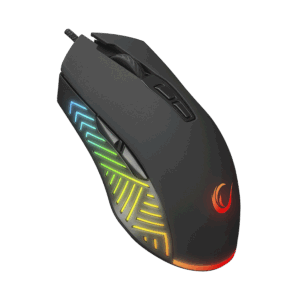 Miš gaming RAMPAGE SMX-G68 SPEAR Full RGB 7200DPI Black 7D Macro Gaming Mouse, 34870