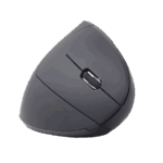 Miš GEMBIRD MUSW-ERGO-01, 6-button wireless optical mouse, black, 800-1200-1600 DPI, MUSW-ERGO-01