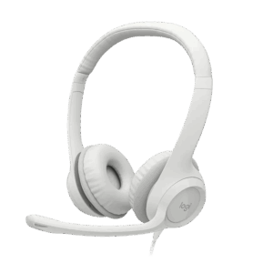 Slušalice sa mikrofonom, Logitech H390, USB, Noise-canceling Rotating microphone, Off-White, 981-001286