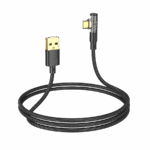 USB kabal BOROFONE BU39 Rio Transparent Discovery Edition charging data cable Type-C black 1,2m, 2,4 A