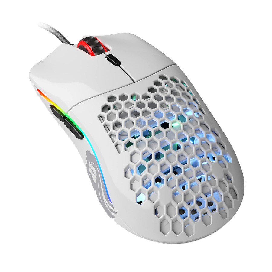 Miš Glorius gaming Race D RGB GD-GWHITE glossy white
