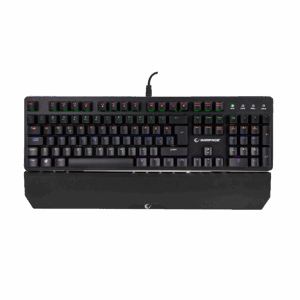 Tastatura gaming RAMPAGE KB-R91 Black USB Rainbow Backlight Water Proof BiH Layout Optical Switch