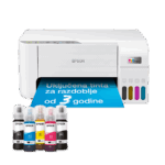 Printer Epson MFP EcoTank ITS L3276 print/scan/copy 33str/min BW. 15str/min color. rezolucija printanja 5.760 x 1.440 dpi. USB+WiFi. Boja bijela