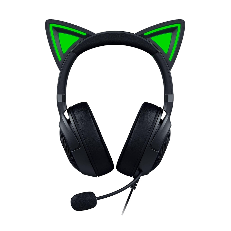 Slušalice Razer Kraken Kitty V2 – USB Headset with RGB Kitty Ears – Black – FRML Packaging RZ04-04730100-R3M1