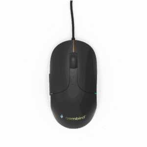 Miš GEMBIRD MUS-UL-02, USB, large size illuminated, black, 2400 dpi