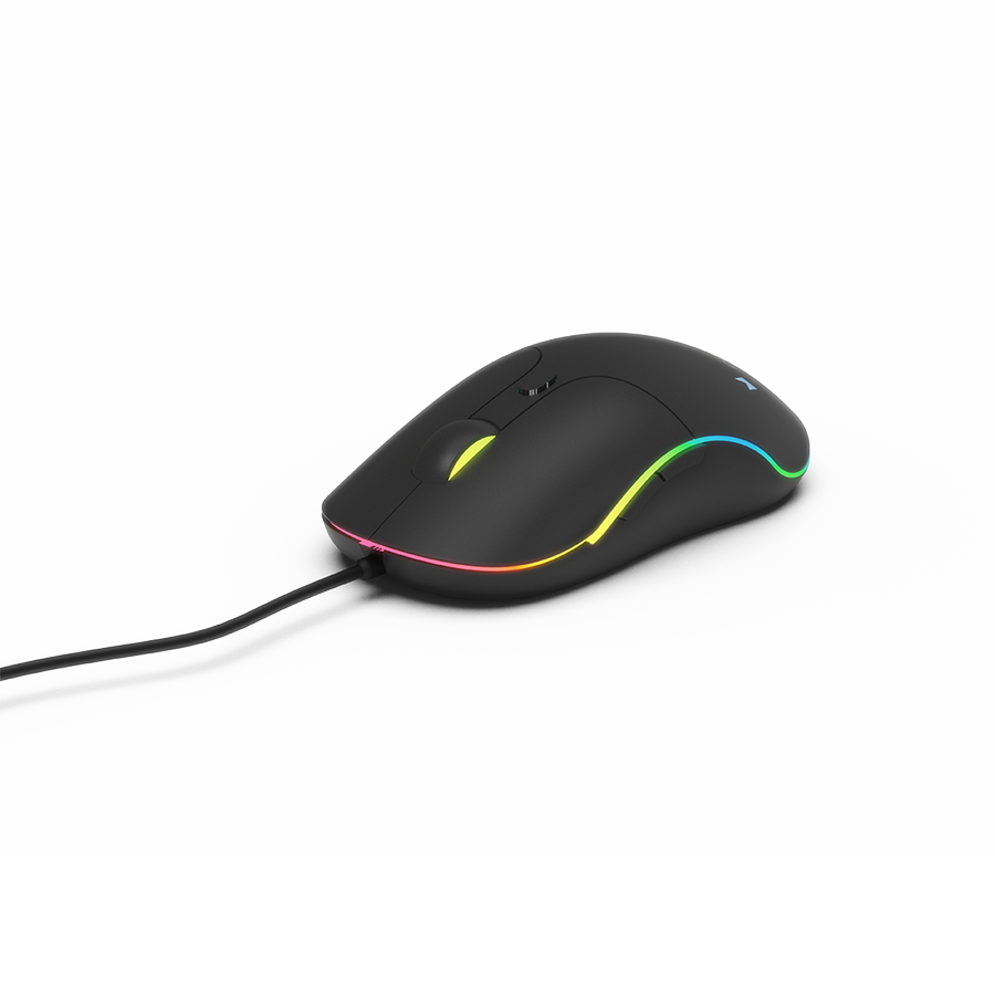 Miš GEMBIRD MUS-UL-02, USB, large size illuminated, black, 2400 dpi