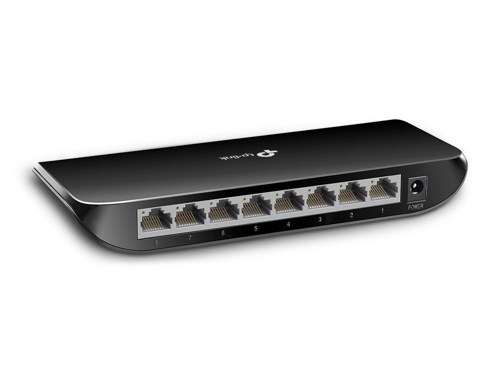 TP-Link TL-SG1008D Switch 8×10/100/1000, 8-Port Gigabit Desktop Switch