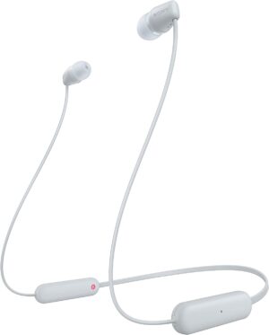 Sony slusalice WIC100; bijele; in-Ear; Bluetooth; sa mikrofon