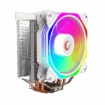 CPU hladnjak RAMPAGE OCTAGON C50 White 57CFM 1800RPM 12cm ARGB AM5/LGA1700 Compatible Air Cooled CPU Fan