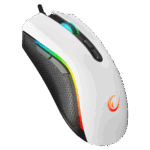Miš gaming RAMPAGE RAMPAGE SMX-R44 V2 Macrol White 12800 DPI RGB LED 80 Million Huano Switch Gaming Player Mouse, 41492