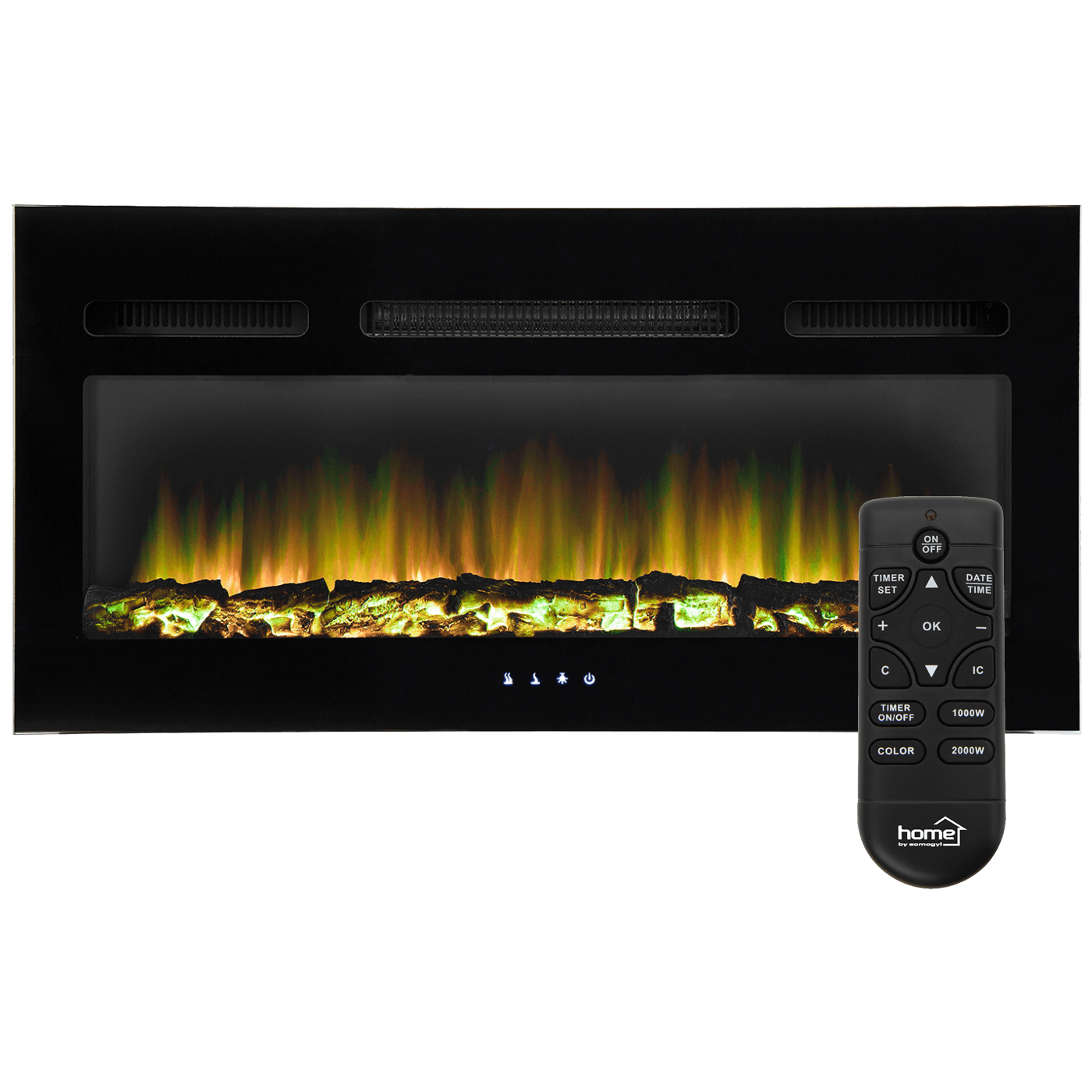 Kamin, električni, 2000W, daljinski upravljač- FKKI 05