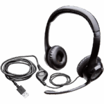 LOGITECH H390 Corded Headset - BLACK - USB