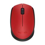 Miš LOGITECH M171, wireless, red, 910-004657/641