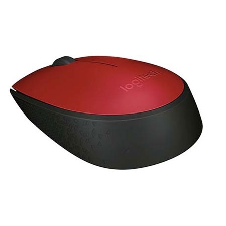 Miš LOGITECH M171, wireless, red, 910-004657/641