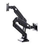 NOSAČ ZA DVA MONITORA GEMBIRD MA-DA2-03, montaža na stol, Full-motion, 17”-35”, up to 10 kg