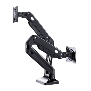 NOSAČ ZA DVA MONITORA GEMBIRD MA-DA2-03, montaža na stol, Full-motion, 17”-35”, up to 10 kg
