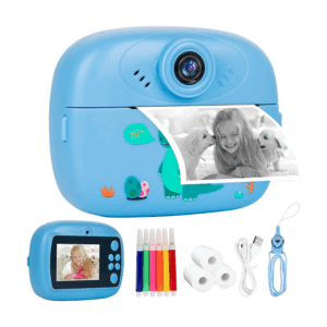 Dječija kamera sa printerom K8000 32GB micro sd kartica, blue