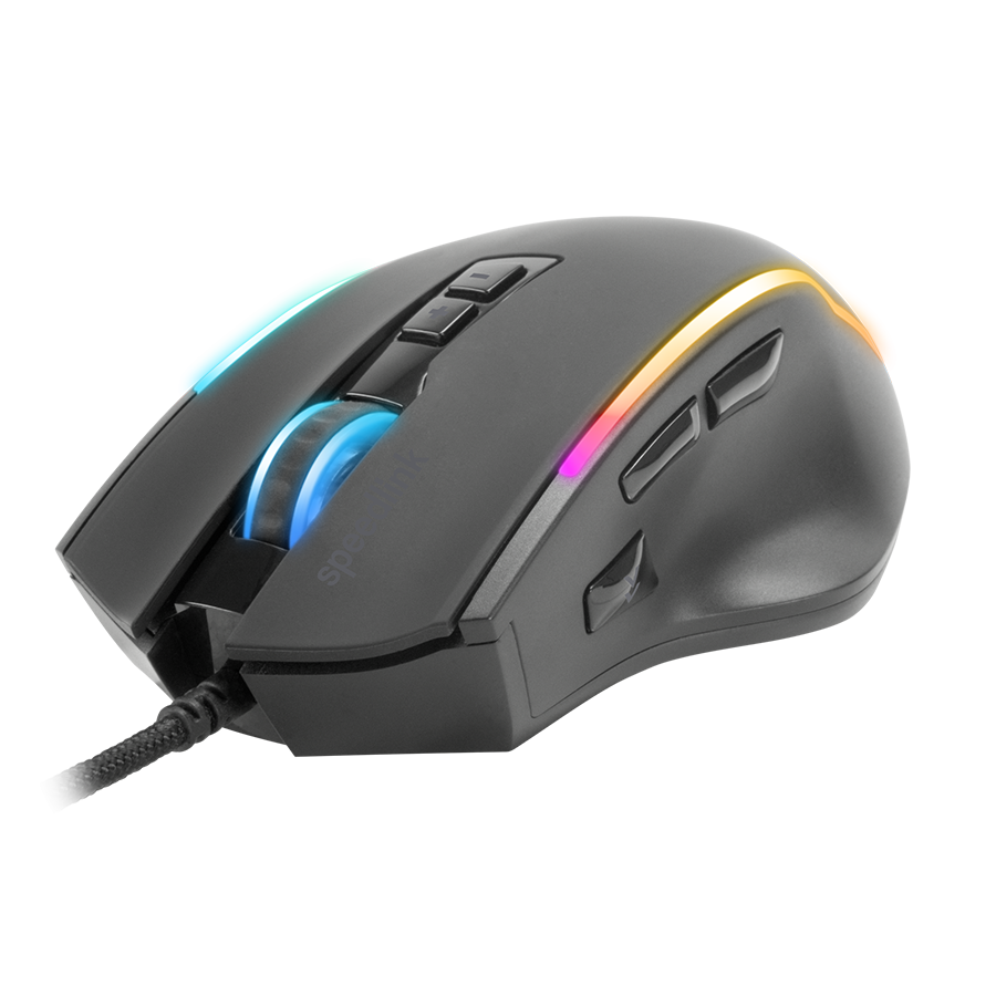 Miš SPEEDLINK DECUS NX RGB Gaming Mouse, rubber-black SL-680024-RRBK
