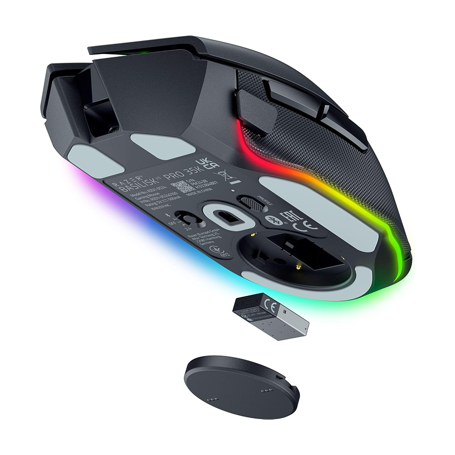 Miš Razer Basilisk V3 Pro 35K – Ergonomic Wireless Gaming Mouse – EU Packaging RZ01-05240100-R3G1