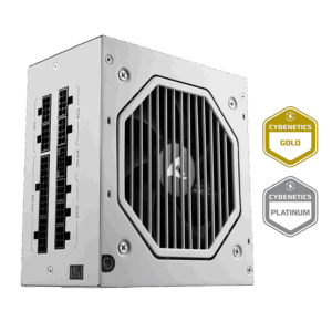 Napojna jedinica SHARKOON gaming Rebel P20 850W WHITE ATX 3.1, LLC+DC-to-DC, Fully-Modular, Cybenetics Gold