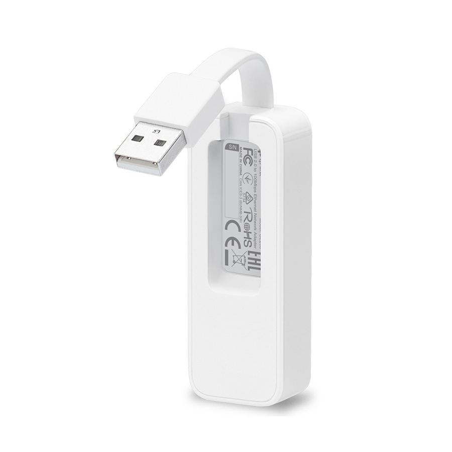 USB to LAN Ethernet adapter TP-LINK USB 2.0 Ethernet Network Adapter, 1 10/100 Mbps RJ45, UE200