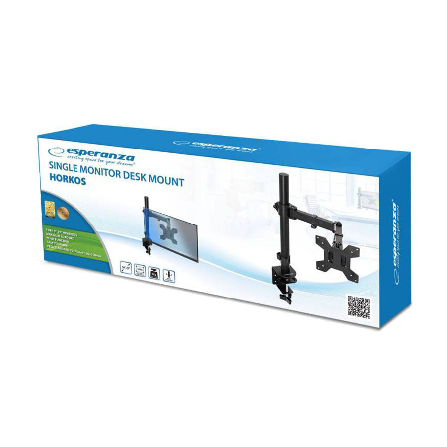 NOSAČ ZA MONITOR ESPERANZA DESK HOLDER 10″-27″ HORKOS, ERW017
