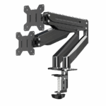 NOSAČ ZA DVA MONITORA ESPERANZA DESK HOLDER WITH GAS SPRING FOR 2 COMPUTER MONITORS 17"-27" MACHE, ERW020