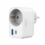 USB punjač Type-C + USB-A + shuko, 3A, white GEMBIRD, TA-ACPDQC20-01-W