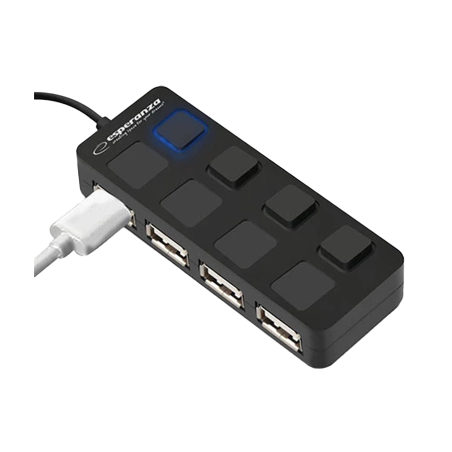 USB HUB ESPERANZA, 4 PORT USB 2.0 EA161