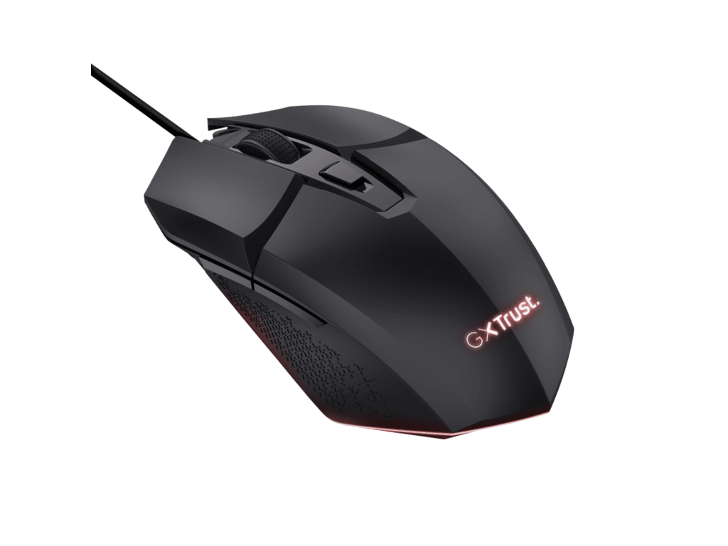 Trust GXT 109 Felox miš žičani miš, 6400 dpi, 60 ips, 6 tipki, 150 cm, gaming, crni