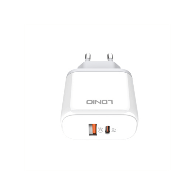 Kucni punjac LDNIO A2526C 45W PD + (QC4+ | QC3.0) (USB-A + USB-C) kabal type-C – type C