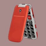 Telefon na tipke Artfone CF241A preklop Red