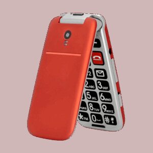 Telefon na tipke Artfone CF241A preklop Red