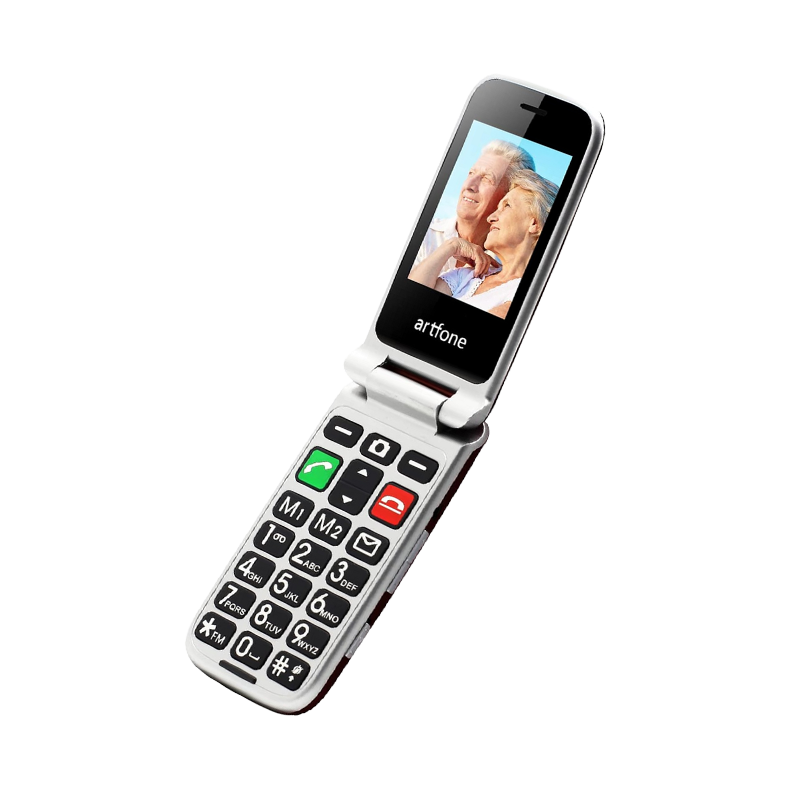 Telefon na tipke Artfone CF241A preklop Red - Image 2