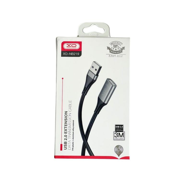USB kabal XO NB219 ekstenzija USB – USB 3,0 m Black