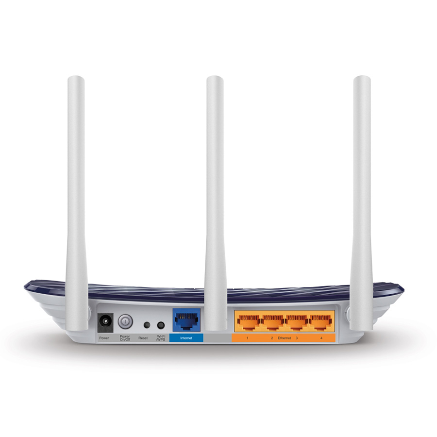 Router TP-Link Archer C20 AC750 Dual Band Wireless Router, Mediatek, 433Mbps at 5GHz + 300Mbps at 2.4GHz, 802.11ac/a/b/g/n,1 x 10/100M WAN + 4 x 10/1