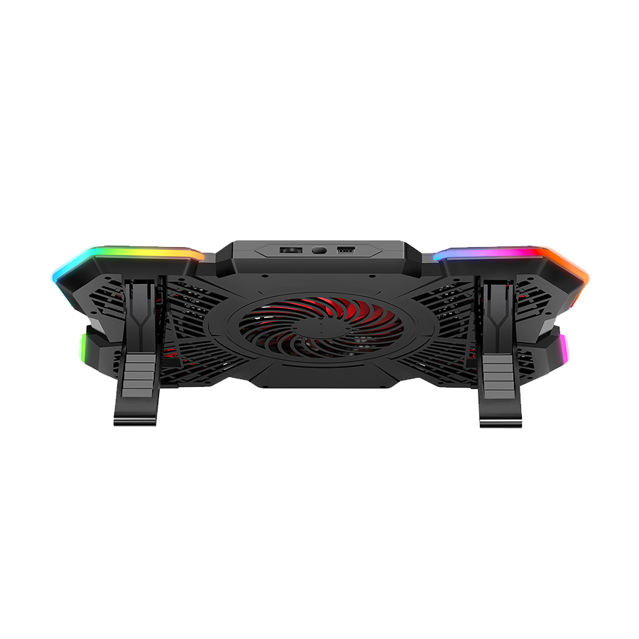 Postolje za notebook gaming Rampage S47 COOLFLOW 5 Pieces Red LED Fan, 10-17", 40526 - Image 2