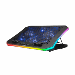 Postolje za notebook gaming Rampage AD-RC34 METAFOR Black 6 Fan RGB Illuminated 10"-19", 36312
