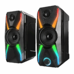 Zvučnici 2.0 gaming RAMPAGE RMS-X5 2.0 Black Multimedia Gaming USB Speaker, 39545